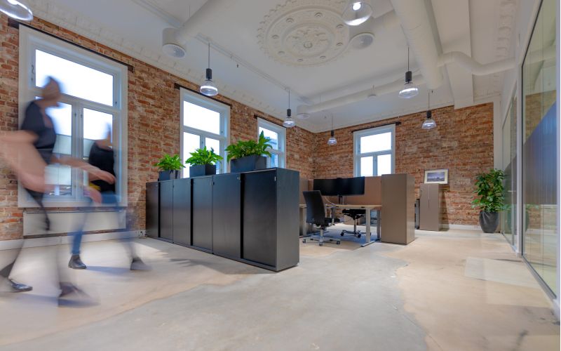 Bilde av kontorlandskap