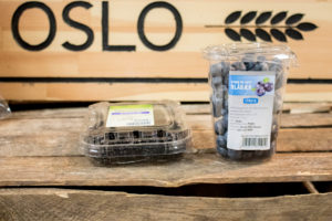 Plastemballasje frukt og gront