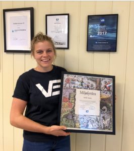 Brekke Sanitær med miljofyrtarndiplom