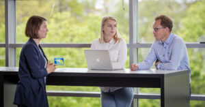 Stående møte i kontorlandskap