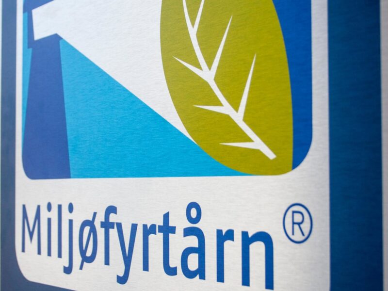 Miljøfyrtårn-skilt
