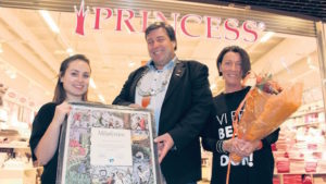 Princess mottar miljofyrtarndiplom