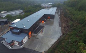 oversiktbilde av fabrikken til elementsør