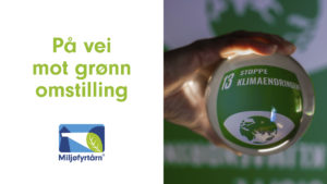 Bannerbilde med miljøfyrtårnlogo og tekst